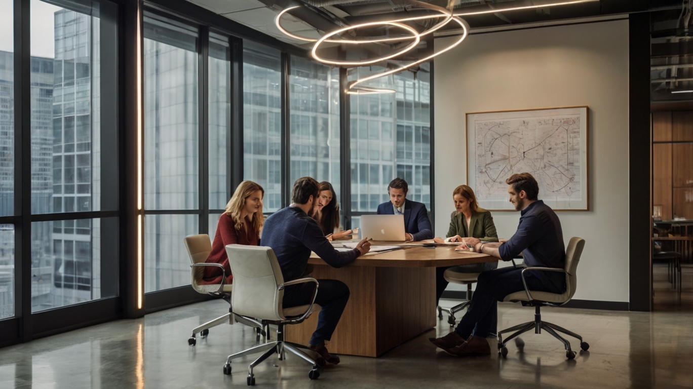Professional financial audit team